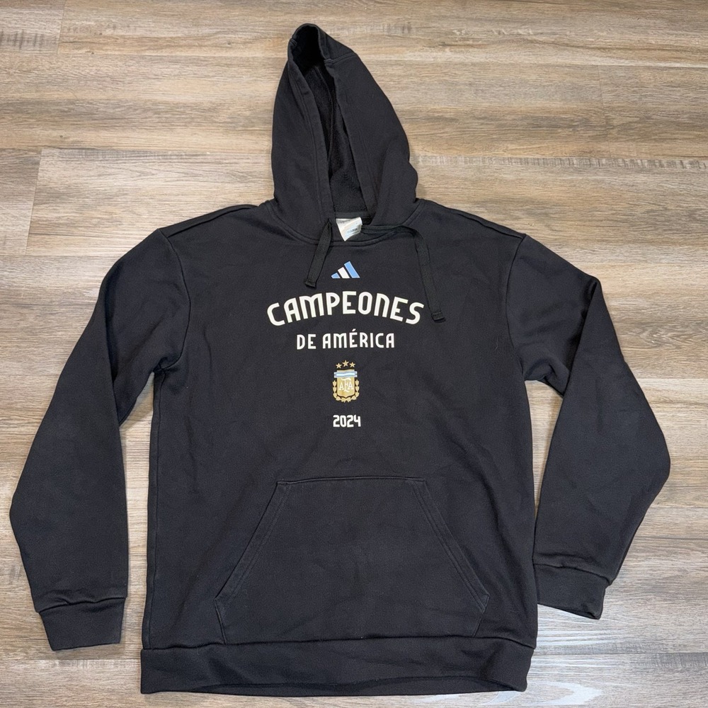 Adidas Argentina National Team 2024 Copa America Champions Pullover Mens Small
